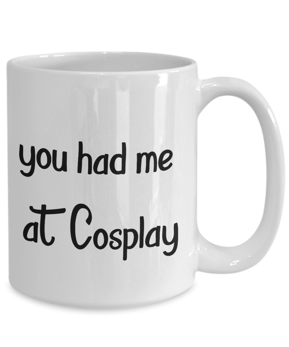 Had me at cosplay coffee mug