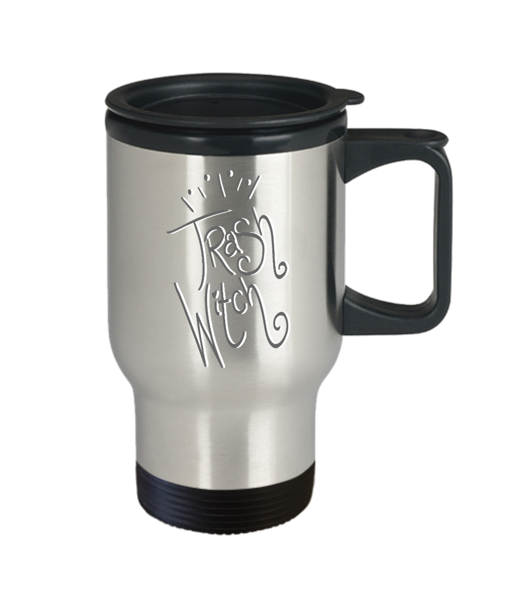 Trash Witch Stainless Steel 14oz Travel Mug