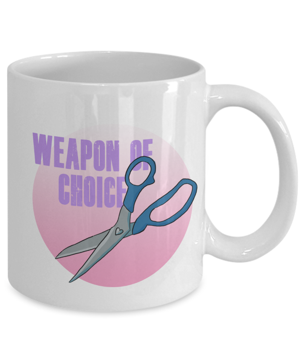 Weapon of choice Sewing 11oz / 15oz Coffee Mug