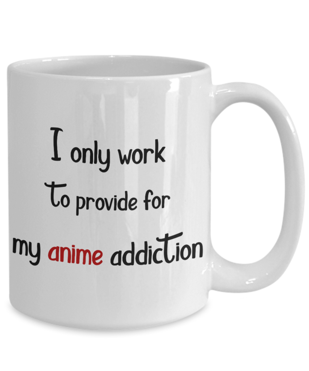 Work to provide for anime coffee mug
