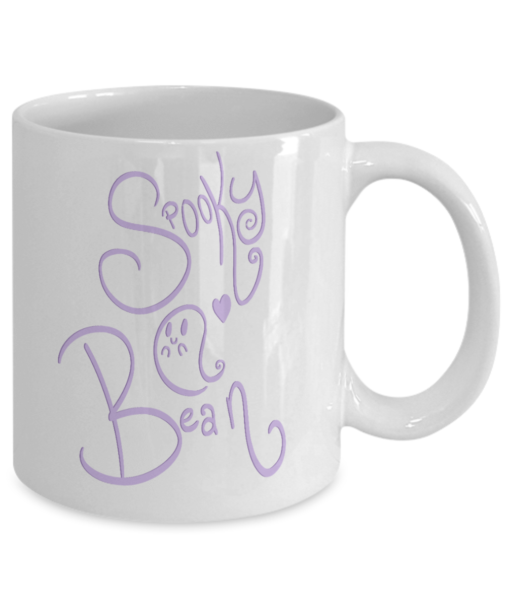 Spooky Bean Ghost 11oz / 15oz Coffee Mug