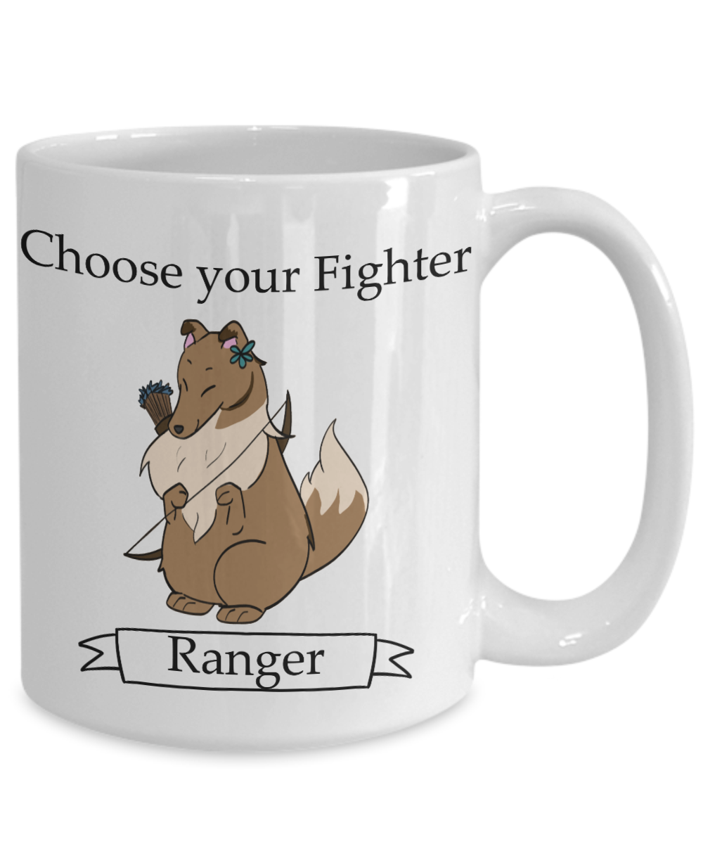 Dungeons and Dogs ranger mug