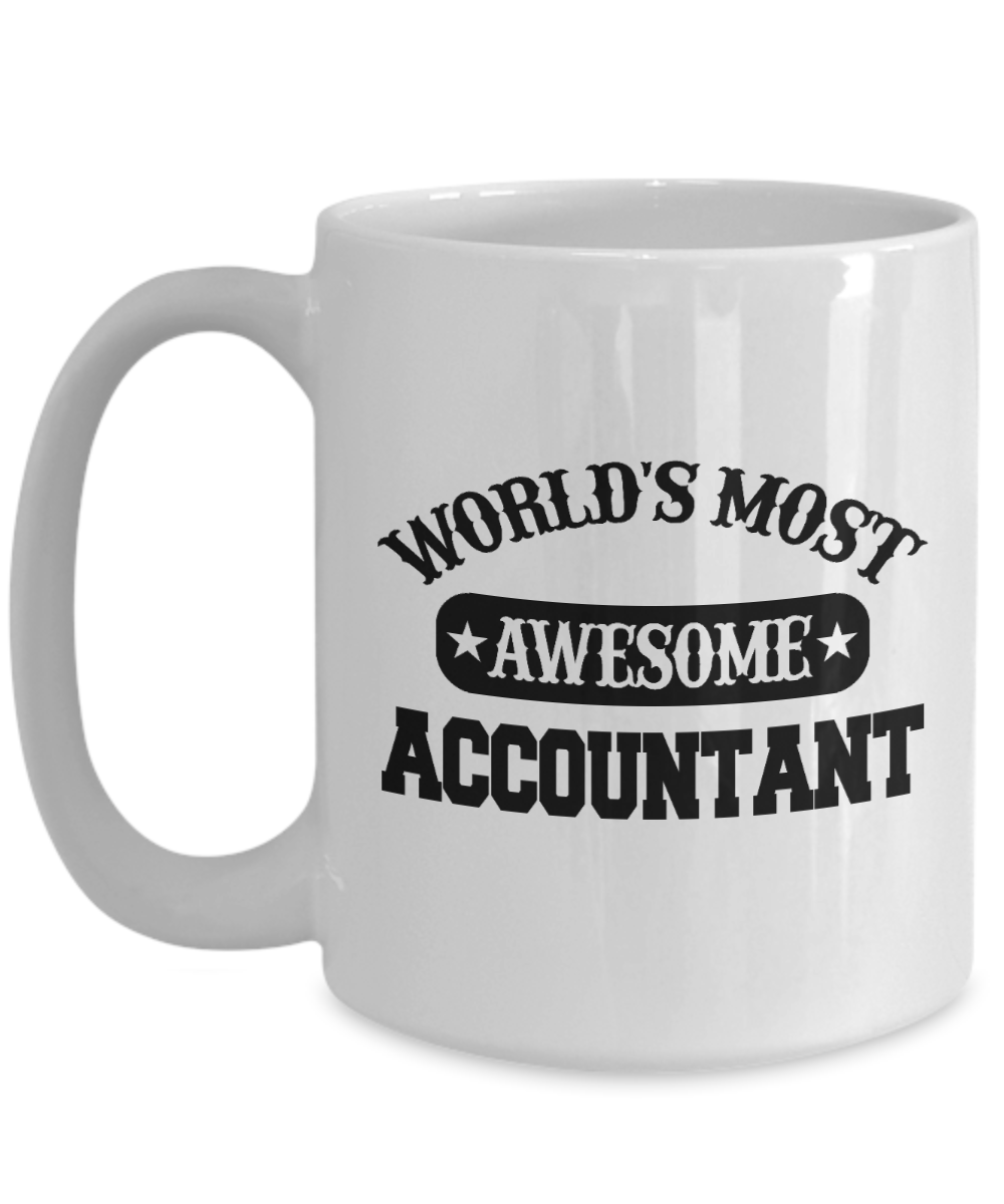 Worlds Most Awesome Accountant Coffee Mug