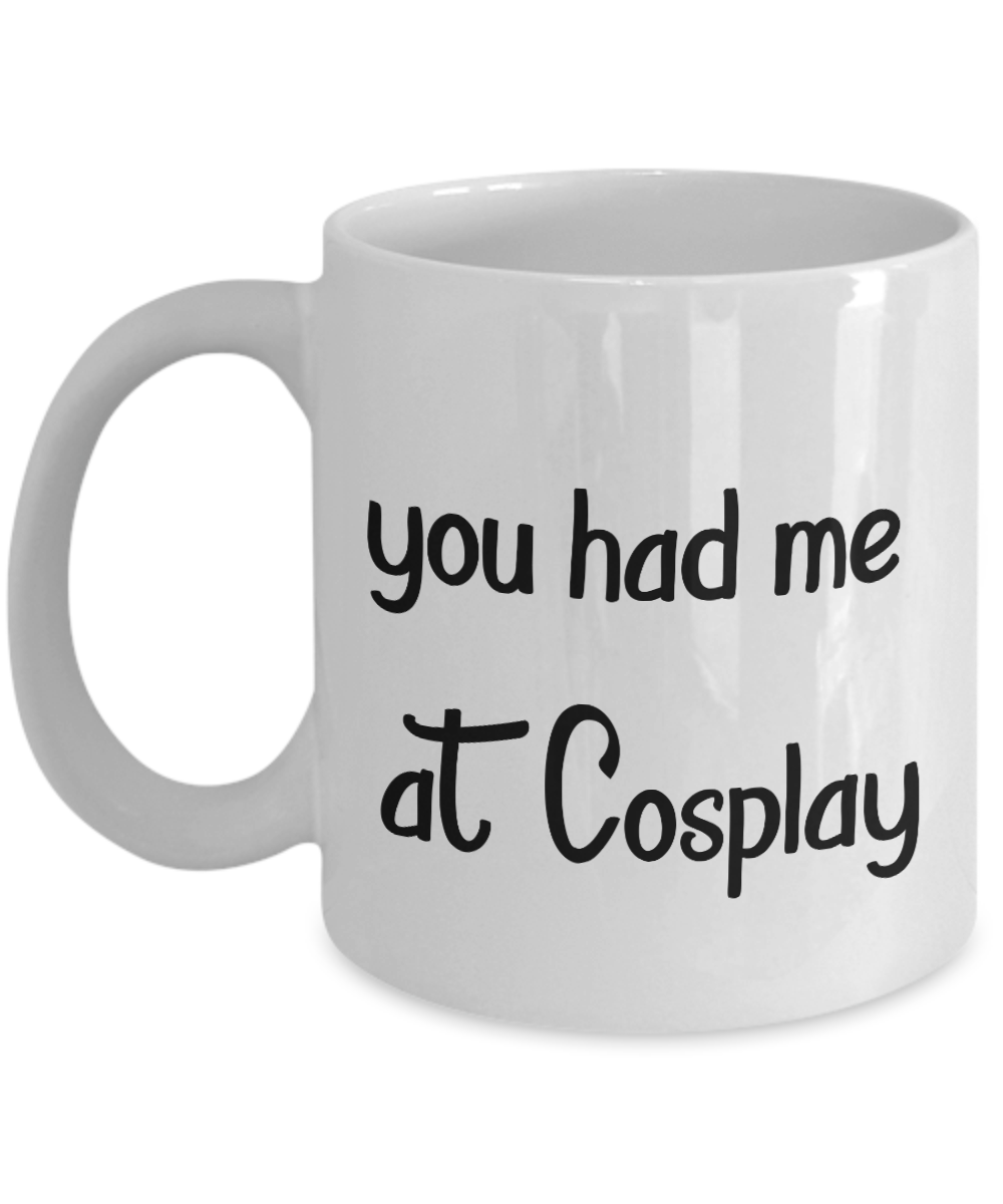 Had me at cosplay coffee mug