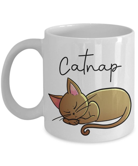 Cat Nap -  Cat Lovers 11OZ  / 15OZ COFFEE MUG