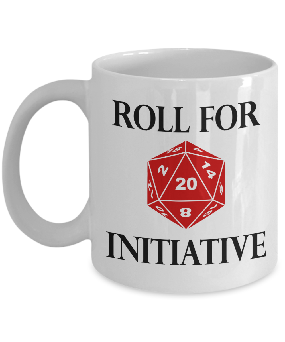 Roll for Initiative Dungeons and Dragons 11oz / 15oz Coffee Mug
