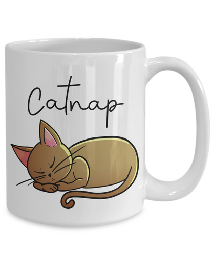 Cat Nap -  Cat Lovers 11OZ  / 15OZ COFFEE MUG
