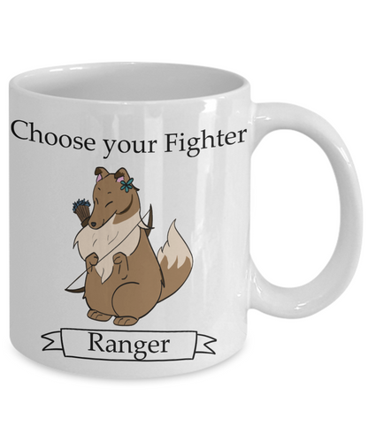 Dungeons and Dogs ranger mug