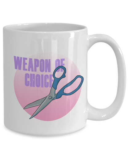 Weapon of choice Sewing 11oz  / 15oz Coffee Mug