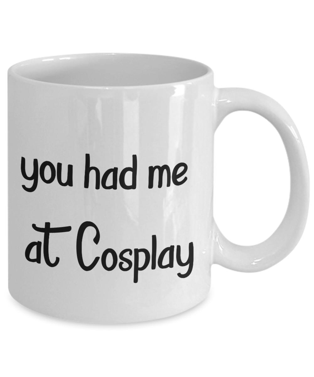 Had me at cosplay coffee mug