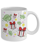 showered with gifts Animal Crossing mug