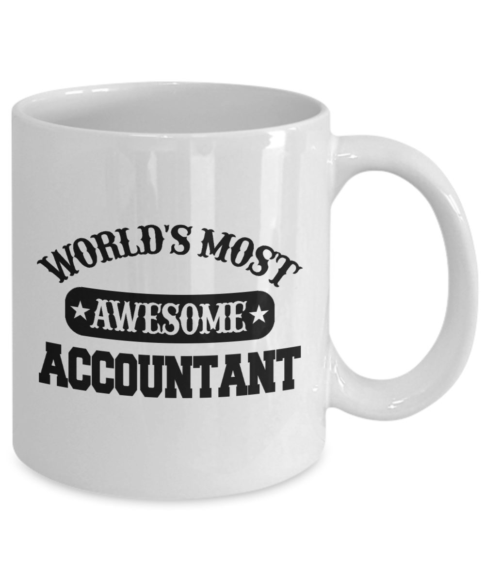 Worlds Most Awesome Accountant Coffee Mug