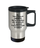 Co-Workers Sarcastic Funny Stainless Steel 14oz Travel Mug
