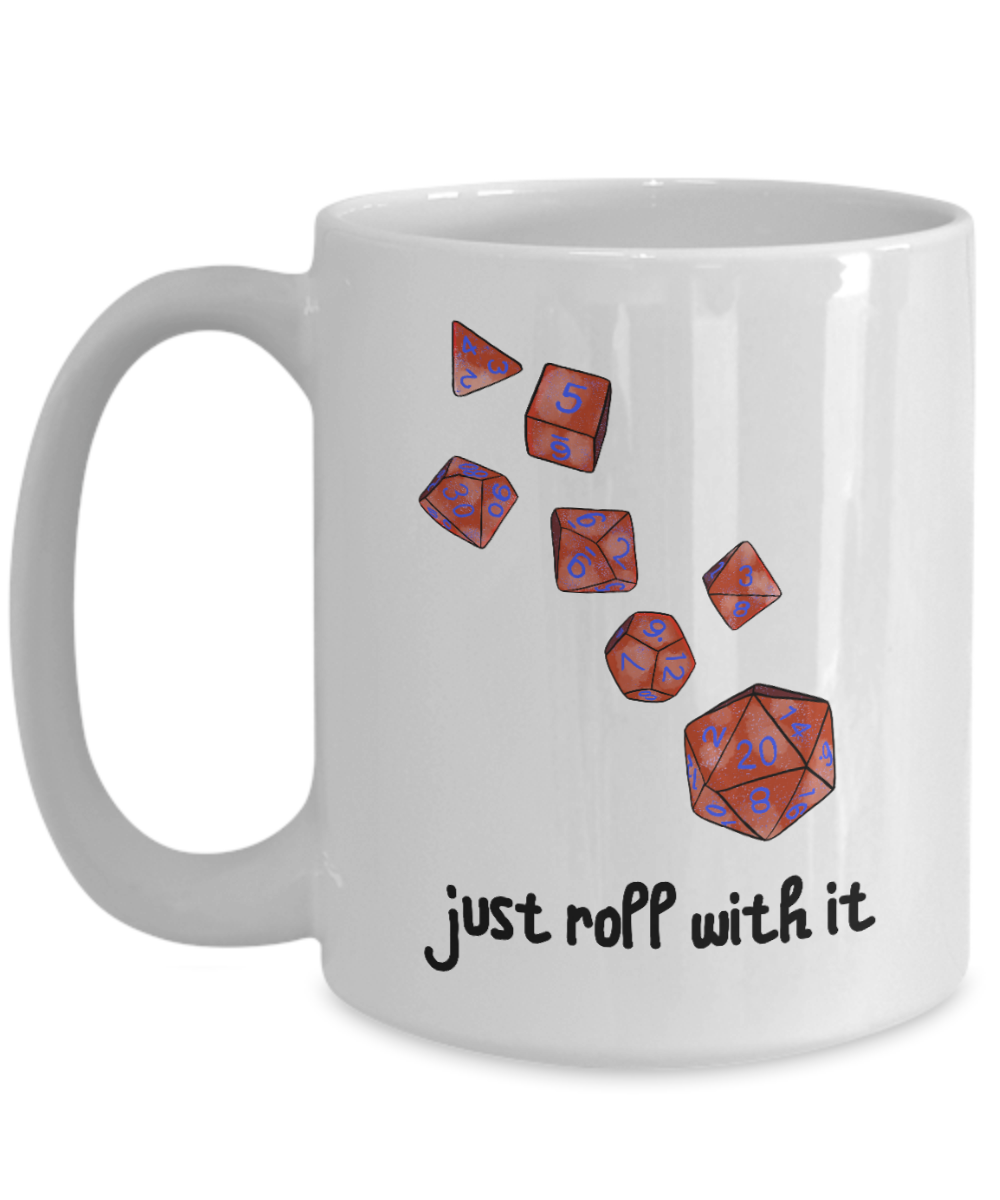 Roll with It - Dungeons and Dragons 11oz / 15oz coffee mug