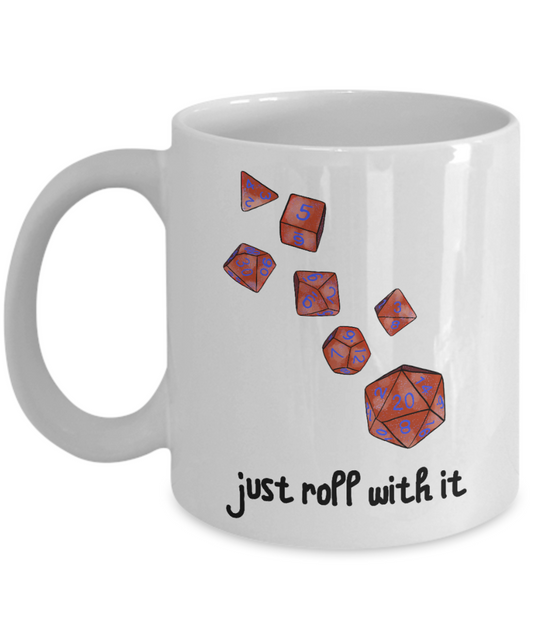 Roll with It - Dungeons and Dragons 11oz / 15oz coffee mug