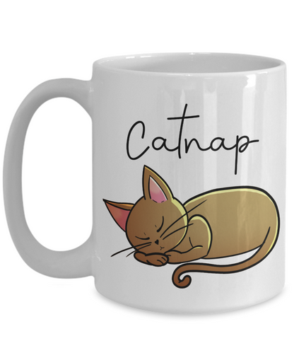 Cat Nap -  Cat Lovers 11OZ  / 15OZ COFFEE MUG