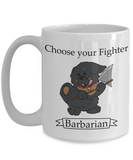 Dungeons and Dogs Barbarian Coffee Mug