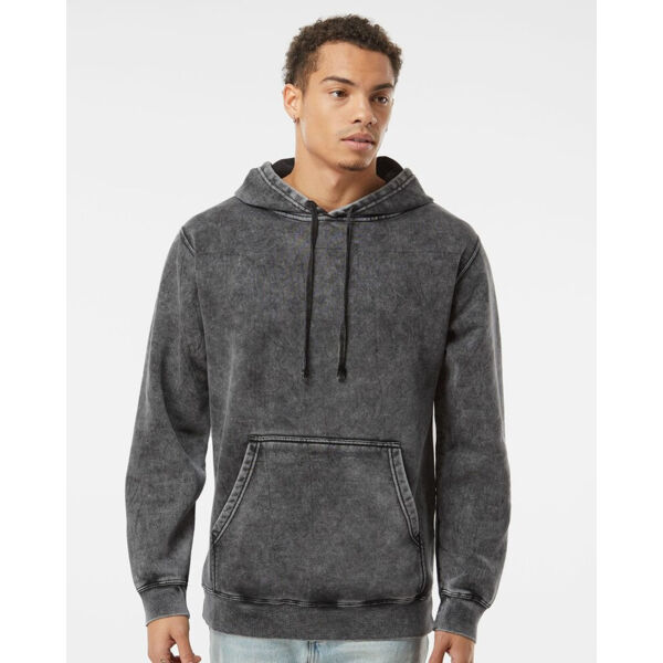 Unisex Midweight Mineral Wash Hooded Sweatshirt Thumbnail