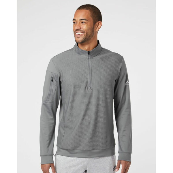 Men's Textured Quarter-Zip Pullover Thumbnail
