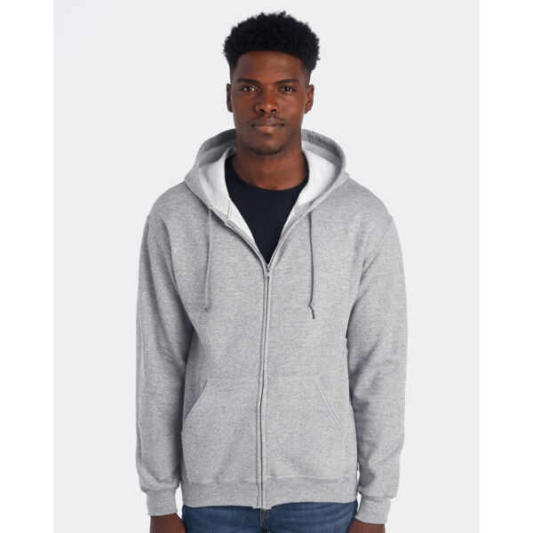 Unisex NuBlend® Full-Zip Hooded Sweatshirt Thumbnail