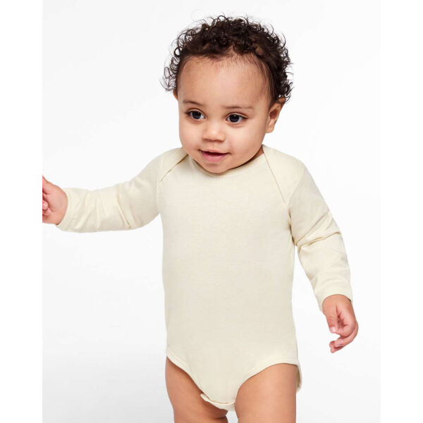 Infant Fine Jersey Long Sleeve Bodysuit Thumbnail