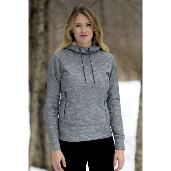 DRYFRAME® DRY TECH WATER RESISTANT FLEECE LADIES' PULLOVER HOODIE Thumbnail