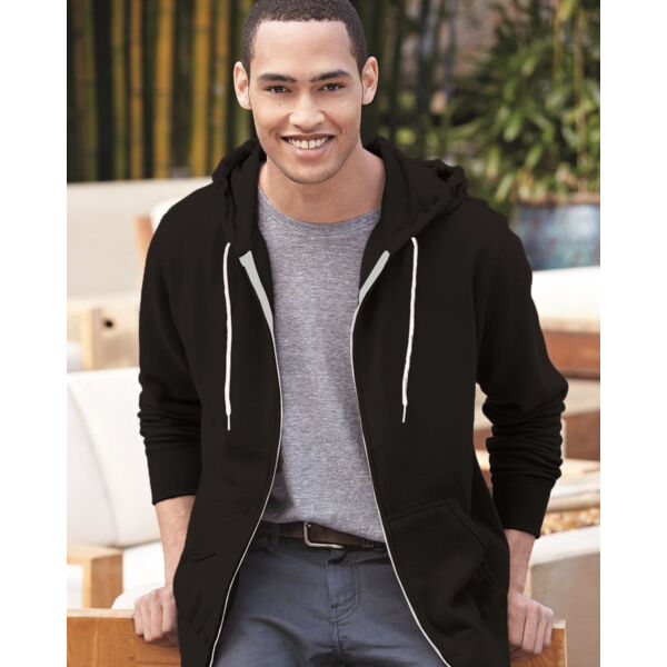 Unisex Lightweight Full-Zip Hooded Sweatshirt Thumbnail