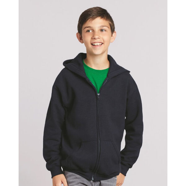 Youth Heavy Blend™ Full-Zip Hooded Sweatshirt Thumbnail